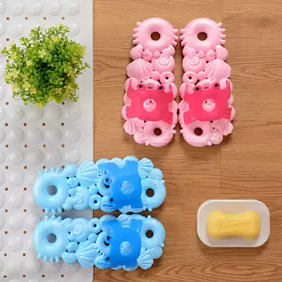 Cartoon slippers summer funny girl heart cute Donut creative shower slippers female hollow water leakage quick dry non-slip