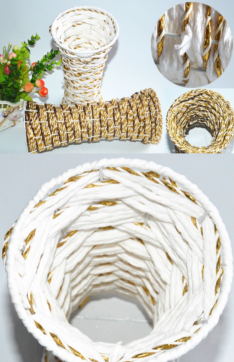 Sản phẩm mới Hoa lụa cắm hoa chậu hoa chậu nhân tạo như bình hoa 28cm - Vase / Bồn hoa & Kệ giỏ treo ban công