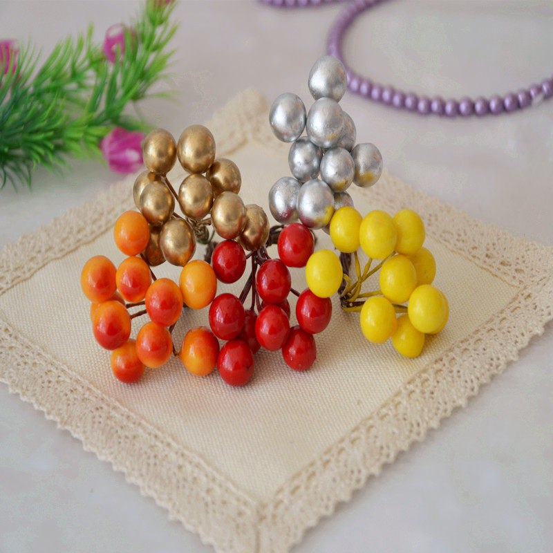 Dongfang flower material DIY stocking flower simulation flower peony flower core peony fruit flower heart cherry flower core full