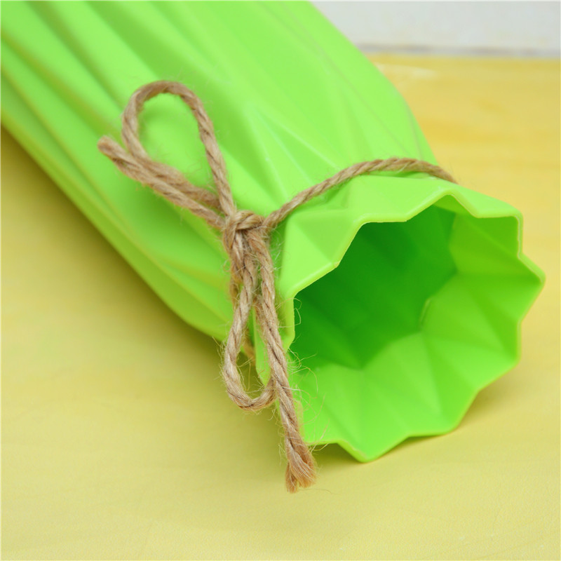 Kệ mới, bình hoa lụa, bình hoa mới, gốm giả, chậu hoa lụa, chèn hoa nhân tạo - Vase / Bồn hoa & Kệ chậu trồng cây thông minh