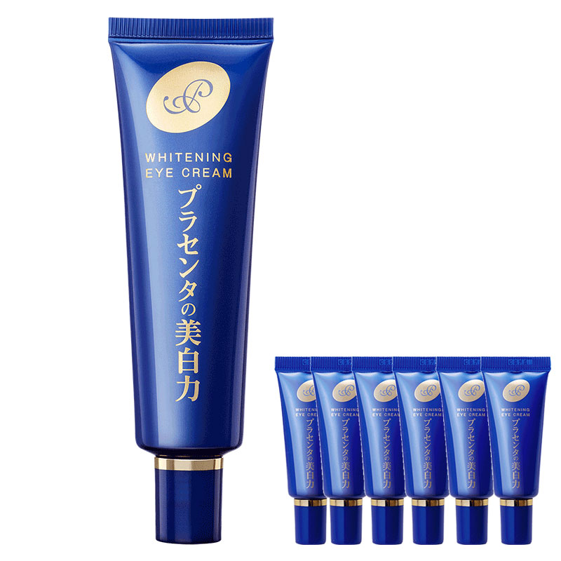 【cosme大赏推荐】日本明色胎盘素精华眼霜30g 淡化细纹去黑眼圈