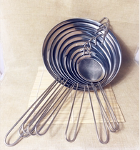 Stainless steel colander filter screen screen scoop flour sieve oil scoop oil fishing spicy hot juice Chinese medicine soy milk oil grid