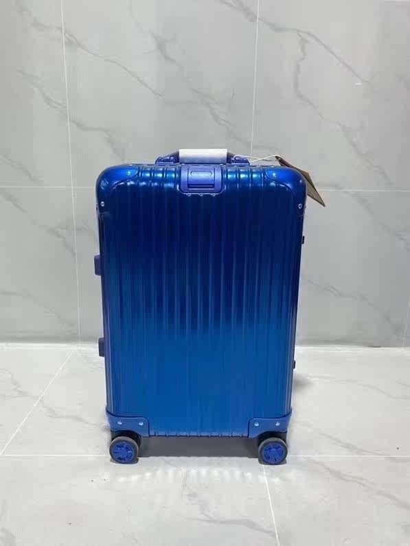 Magnesium aluminum alloy metal trolley case universal wheel password lock suitcase unisex business travel case