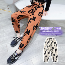 Girls overalls 2021 new foreign fashion tide big Children Spring casual pants childrens pants girls spring and autumn trousers