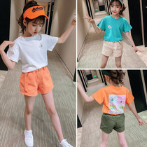 Girls Shorts Summer 2021 New Childrens Wear Womens Children Foreign Style Wear Summer Joker Casual Pants