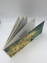 Hardcover CD box CD DVD album production with color page custom bronzing over UV packaging printing