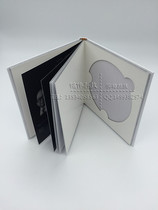 Hardcover CD box CD DVD album production with color page custom bronzing over UV packaging printing