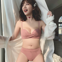 Small chest coalesch Divine Instrumental Underwear Suit Women Apologetes Bra No Steel Ring Adjusted Type Closeted Breast half-cup bra