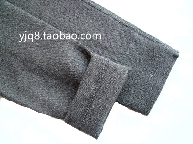 Siêu gấu ấm quần nữ cashmere sợi cao đàn hồi mỏng mỏng phần lớn kích thước cao eo dày dày mùa thu 007 quần cotton nam trung niên