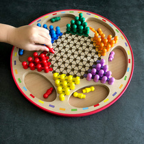 Checkers Large childrens puzzle Backgammon Parent-child toys Adult chess table games Flying Chess Checkers