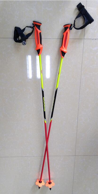 Ski poles GOODE outdoor custom X1 ski poles light small turn full carbon fine carbon fiber