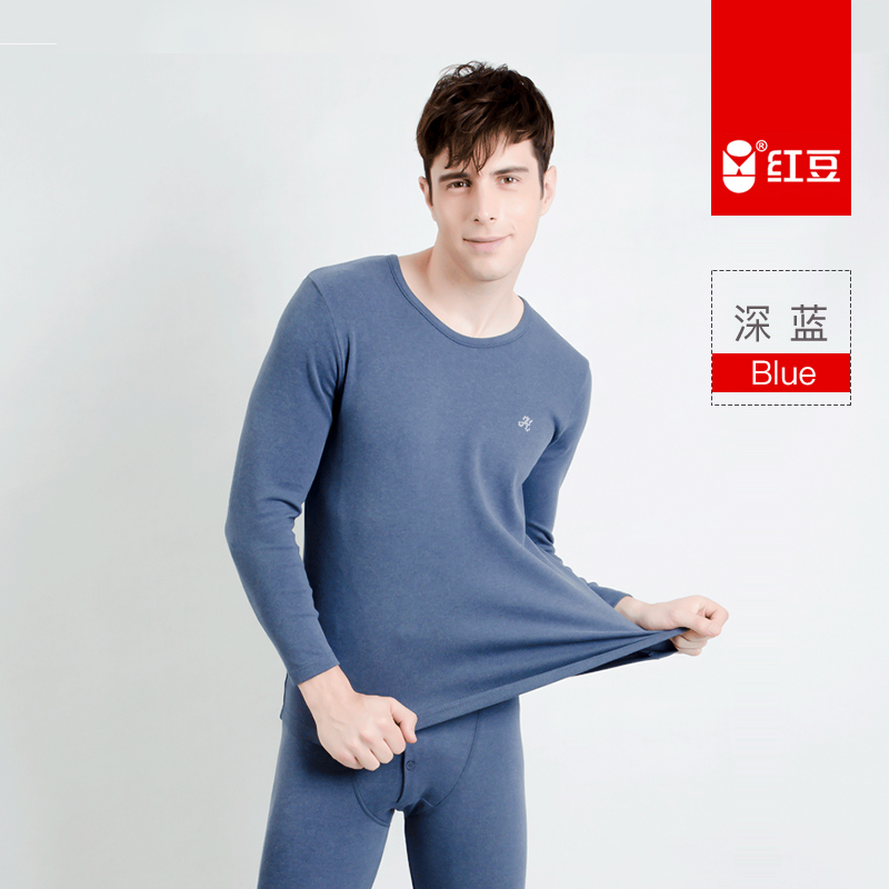 mens nhung đậu đỏ và womens màu quay dày bông len bộ quần quần len mùa thu mùa thu mùa đông nền đáy lót vòng cổ.