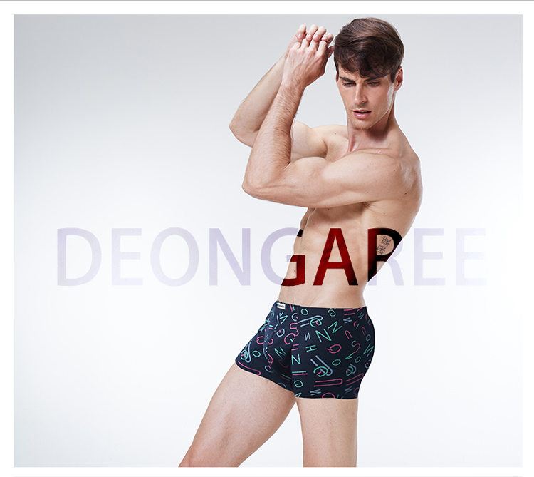 Đậu đỏ nam boxer cotton U lồi đồ lót cotton boxer eo cỡ lớn đồ lót 4 món quà xà cạp mẫu quần sịp nam đẹp