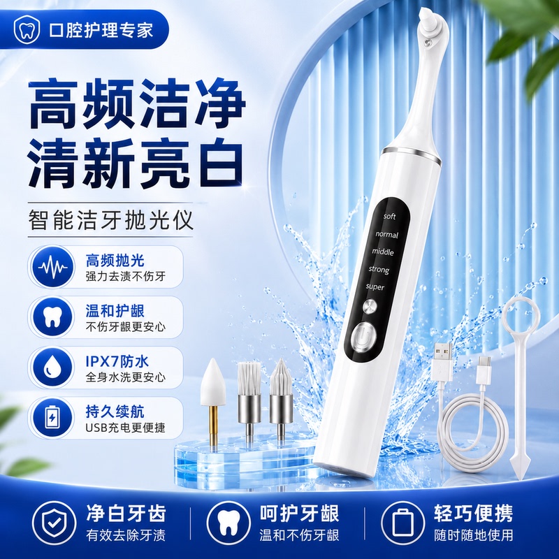 Tooth Stain Remover and Polisher to Remove Tobacco Stains, Plaque, and Stains, Teeth Cleaning Tool, Toothbrush, Small Yellow Teeth Whitening Tooth Stain Remover and Polisher to Remove Tobacco Stains, Plaque, and Stains, Teeth Cleaning Tool, Toothbrush, Small Yellow Teeth Whitening