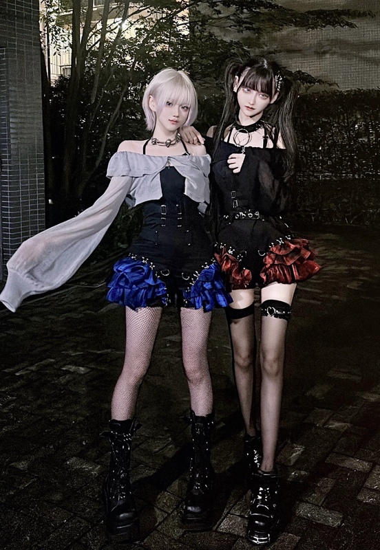 Nameless Japanese Style Dd Subculture Harajuku Dark Punk Gothic Lolita Suspender Plaid Jumpsuit Y2K Nameless Japanese Style Dd Subculture Harajuku Dark Punk Gothic Lolita Suspender Plaid Jumpsuit Y2K