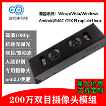2 million high-definition dual-purpose camera night-vision infrared wide dynamic camera face recognition living body detection module