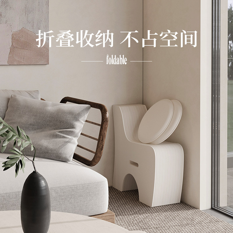 十八纸创意折叠沙发凳子:服装店卡座+客厅神器!风琴牛皮纸长条异形设计,美到窒息!-沙发-淘宝好物网