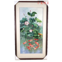 Handmade new boutique Suzhou embroidery painting Su embroidery finished hanging painting porch decorative painting 50100 years old