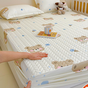 任意加厚夹棉床笠床罩套全包单双人防尘罩防滑固定可水洗四季可用