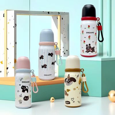 保温杯中小学生带盖水杯子500ML