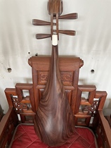 Small-leaf red sandalwood professional performance test adult pipa polished wood support for factory selection