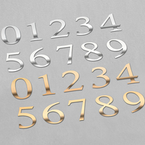  Weisimei digital stickers Wedding seat card table card Wedding supplies Gold silver digital stickers