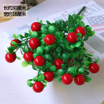 Living room bedroom decoration plastic fake flower simulation dry bouquet decorations small potted home dining table coffee table ornaments