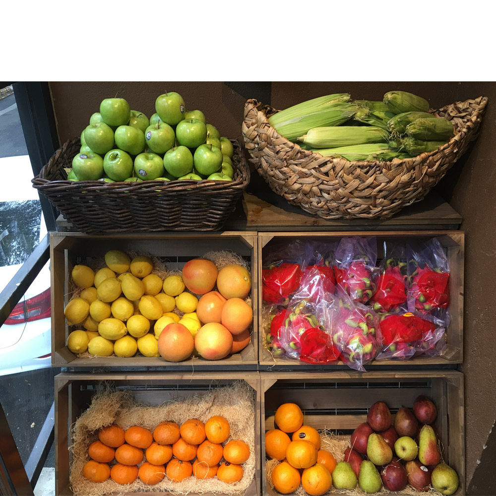 Solid wood large wooden fruit box supermarket fresh vegetable turnover box retro wooden box storage storage box custom 43