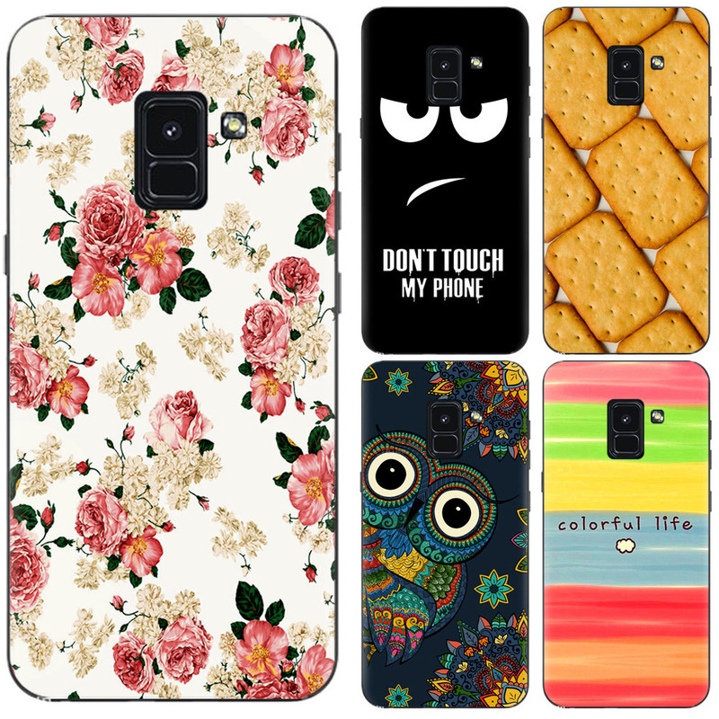Suitable for Samsung A8Plus 2018 Mobile Phone Case, New Cartoon Painted A8+ Soft Case, Creative Style, Full Coverage Suitable for Samsung A8Plus 2018 Mobile Phone Case, New Cartoon Painted A8+ Soft Case, Creative Style, Full Coverage