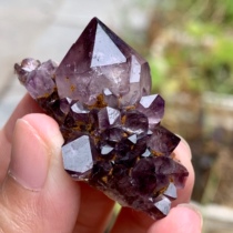 South African Cactus Purple Crystal Color Glossy Natural Mineral Crystal Specimen Pendulum collection Teaching Cop