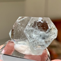 Snow Bao Top Sea Blue Treasure and Cloud Mother Sheet Symbiosis Color Glossy good natural mineral crystal specimen Teaching Cop