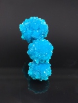 Indian natural floating raw complete water silicon alum calcium stone blue triplets ball ball collection mineral specimen boutique cat mine