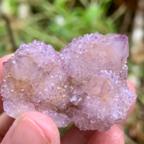 South African Cactus Purple Crystal Color Glossy Natural Mineral Crystal Specimen Pendulum collection Teaching Cop