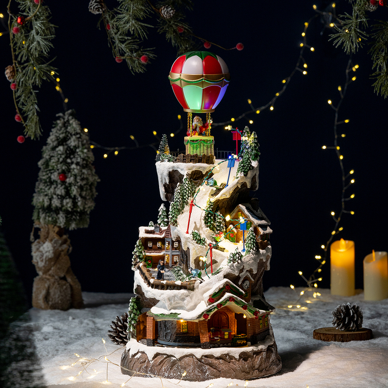 Winter Rotating Light-Up Christmas Music Box Desktop Decoration Atmosphere Ornament for Girls Valentine's Day Christmas Birthday Gift Winter Rotating Light-Up Christmas Music Box Desktop Decoration Atmosphere Ornament for Girls Valentine's Day Christmas Birthday Gift