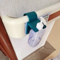 Free hand sanitizing disinfectant special bracket Medical bed tail corridor armrests hanger Antibacterial hand washing liquid shelf