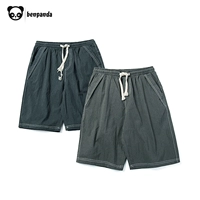 Panda Ben Summer quần short giản dị nam sọc retro thể thao quần xu hướng lỏng lẻo năm điểm quần bãi biển - Quần short quần áo nam đẹp