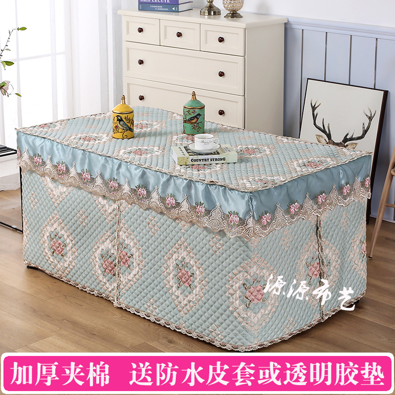 Thickened padded electric stove coffee table cover rectangular baking stove cover New heating stove cover tablecloth baking stove cover baking quilt