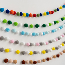 Childrens birthday arrangements adorable woolen swow latte flowers baby full moon 100 days themed party to decorate the creative pull