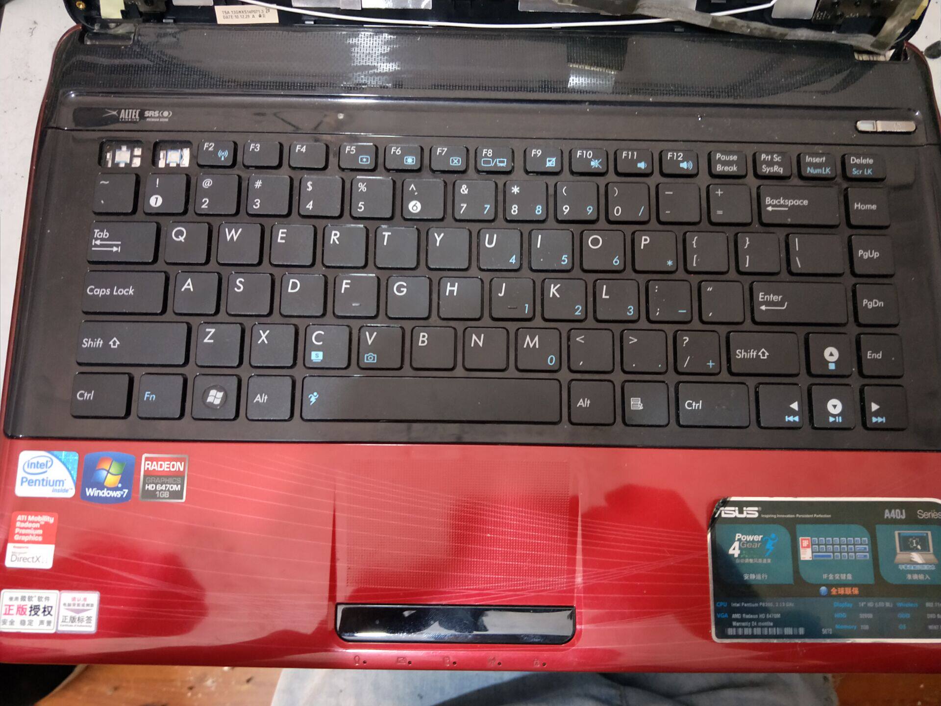 ASUS A40J X42J A42J K42J Shell A Shell B Shell C Shell D Shell Keyboard Screen Cable