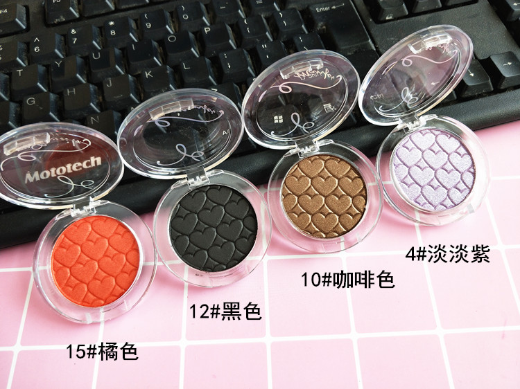 Dazzling đơn sắc tình yêu eyeshadow matte micro-flash bóng mắt bột ngọc trai trắng bạc eyeshadow không bay bột dễ dàng để màu sắc bảng mắt guicami