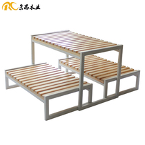 Manufacturers direct sales new dimensions customizable bakery display props soft assembly fitting iron bread frame