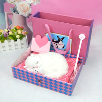 Will be called emulated kitty plush toy emulation little kitty paparazzi Birthday present Christmas present girl