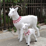 Модель овцы, имитация образца козла, большая коза, поддельная модель овцы, украшения, ремесла, реквизит-талисман, Sanyang Kaitai