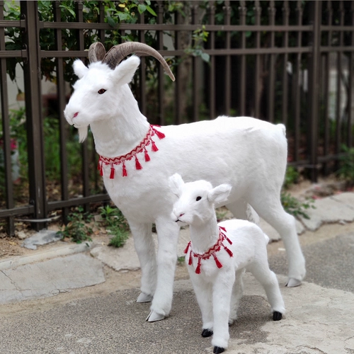 Модель овцы, имитация образца козла, большая коза, поддельная модель овцы, украшения, ремесла, реквизит-талисман, Sanyang Kaitai