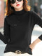 Half-High Collar Thickened Base Shirt for Women, Stylish Long-Sleeve T-Shirt for Autumn and Winter, 2023 New Style, Thermal Inner Layer Made of German Velvet