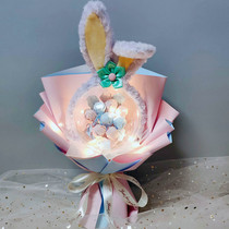 Finished product delivery star Lollipop bouquet hair hoop wave ball bouquet birthday gift for girlfriend girlfriend graduation