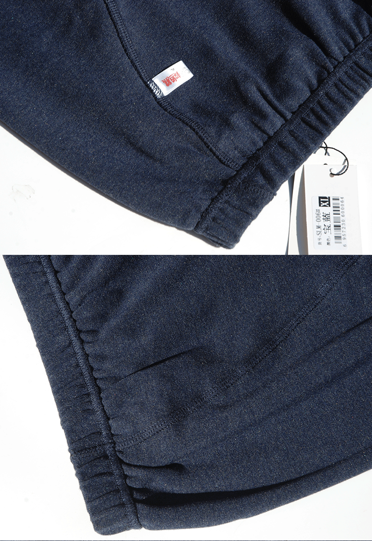 Siêu gấu nam 006 đơn mảnh dày màu cừu sốt cashmere quần cashmere quần ấm quần legging quần giữ nhiệt đẹp