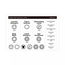 Yike Cosmetics sub-bottle label paper Logo stickers Skin care products trial sample sub-packaging waterproof self-adhesive paper