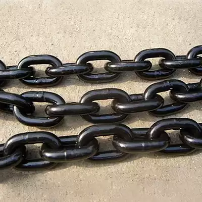 G80 National standard lifting manganese steel chain Hanging chain Iron chain Hoist chain Chain Rigging Lock chain