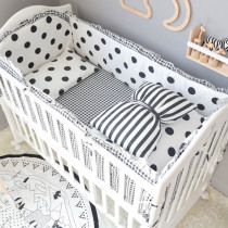 Crib bed enclosure cloth baby splicing bed bed Wall soft bag cotton bedding anti-collision anti-fall three sides